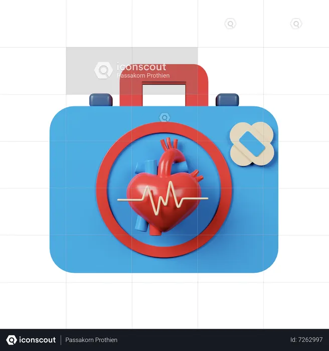 Firs Aid Kit  3D Icon