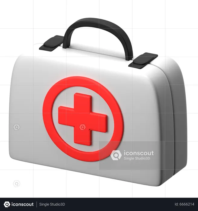 First Aid Box  3D Icon