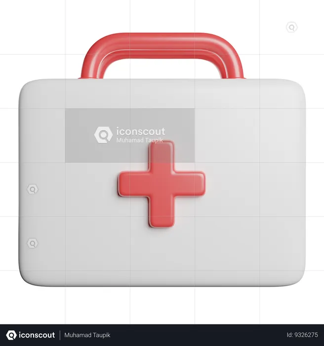 First Aid Box  3D Icon