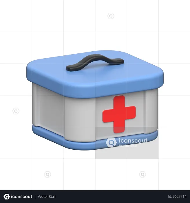 First Aid Box  3D Icon