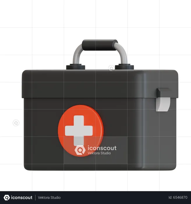First Aid Box  3D Icon