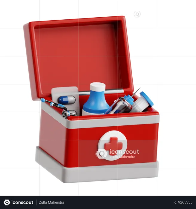First aid kit  3D Icon