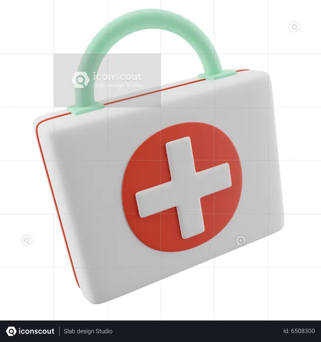 First Aid Kit  3D Icon