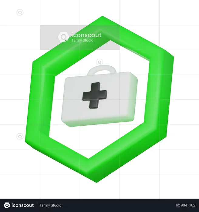 First Aid Kit  3D Icon