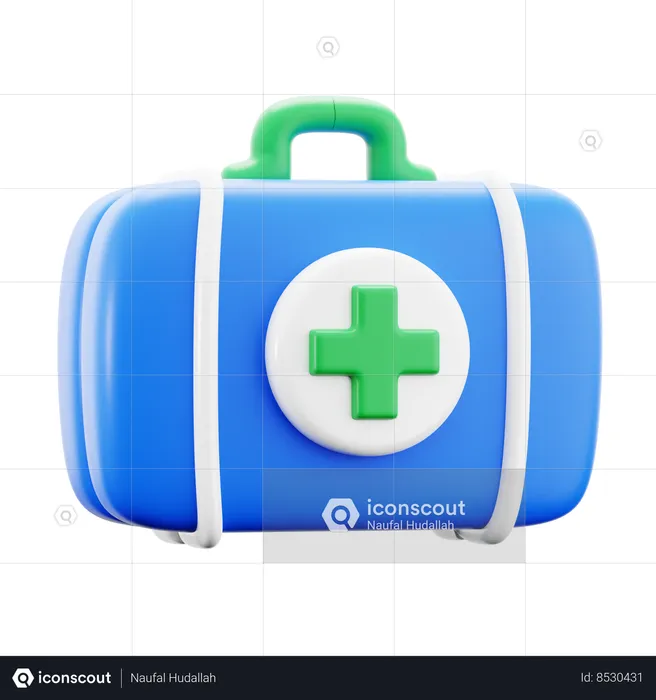 First Aid Kit  3D Icon