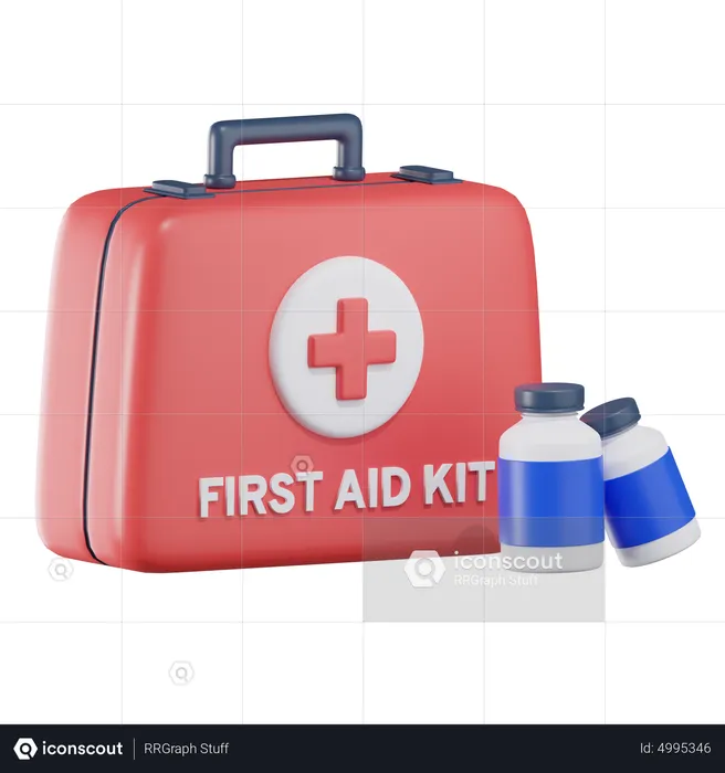 First Aid Kit  3D Icon