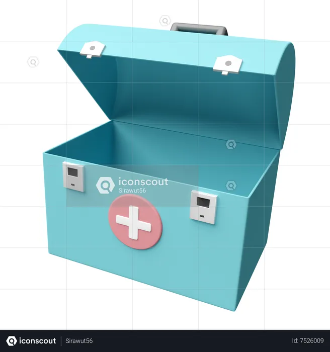 First Aid Kit  3D Icon