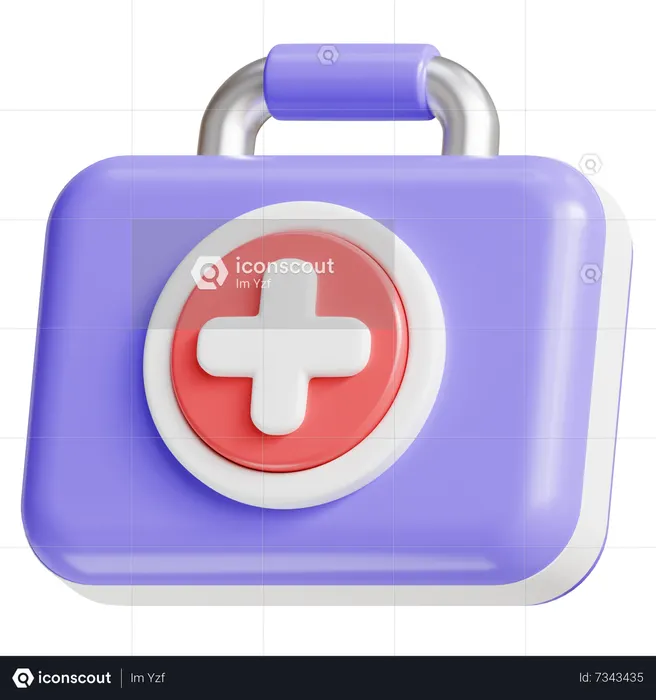 First aid kit  3D Icon