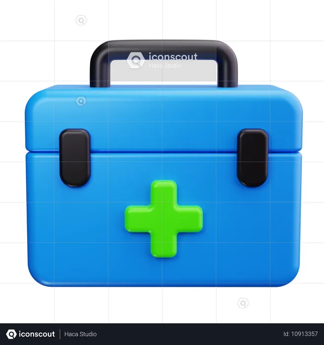 First Aid Kit  3D Icon