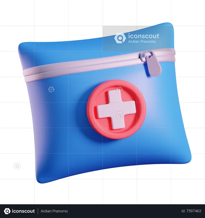 First Aid Kit  3D Icon