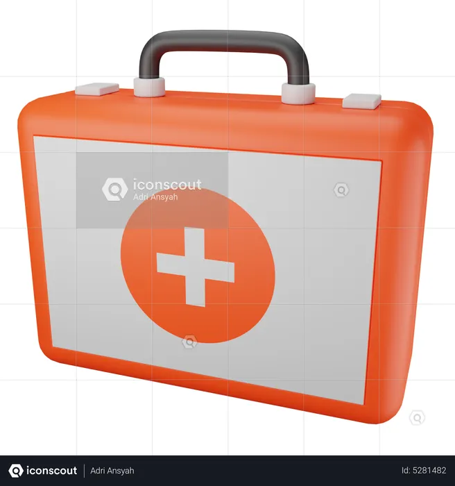 First Aid Kit  3D Icon