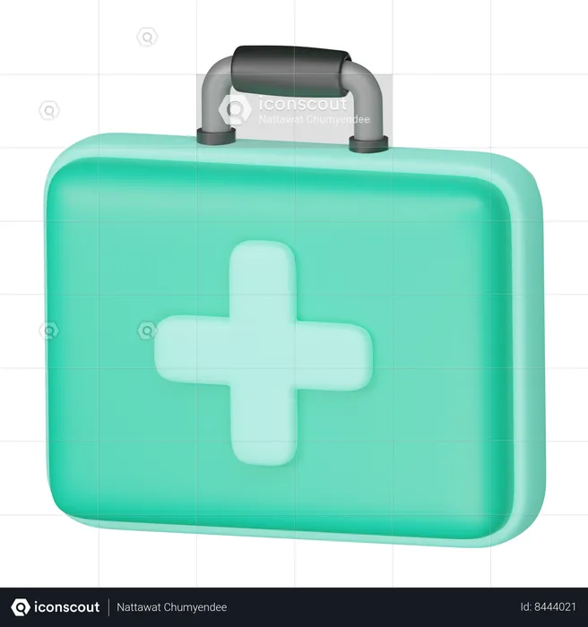 First Aid Kit  3D Icon