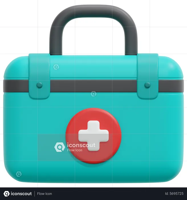 First Aid Kit  3D Icon