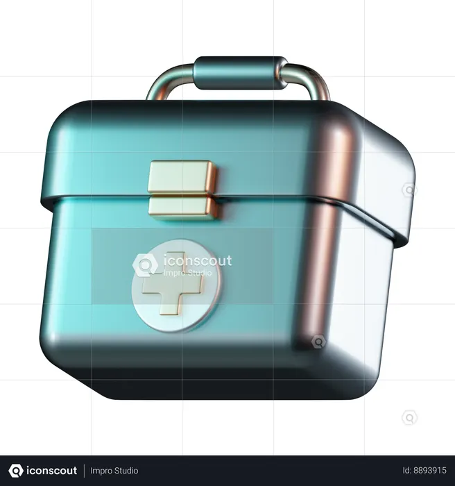 First Aid Kit  3D Icon