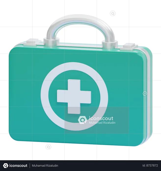 First Aid Kit  3D Icon