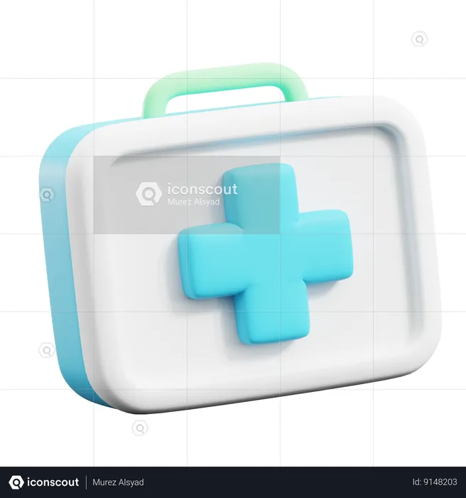 First Aid Kit  3D Icon