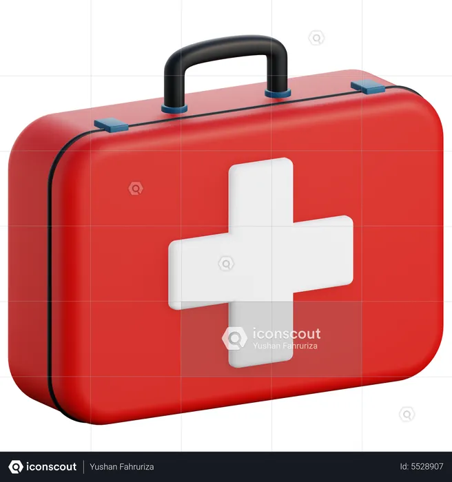 First Aid Kit  3D Icon