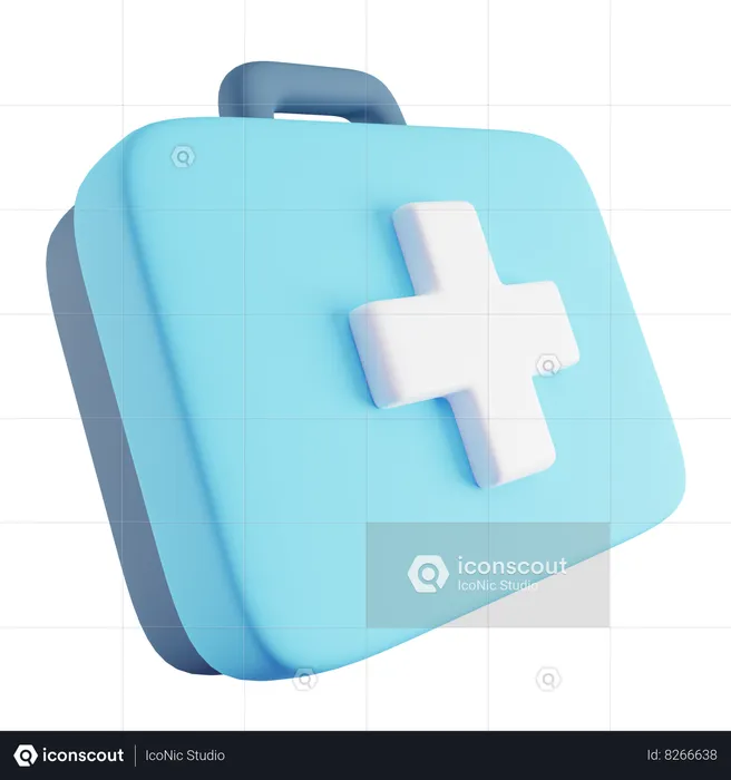 First Aid Kit  3D Icon