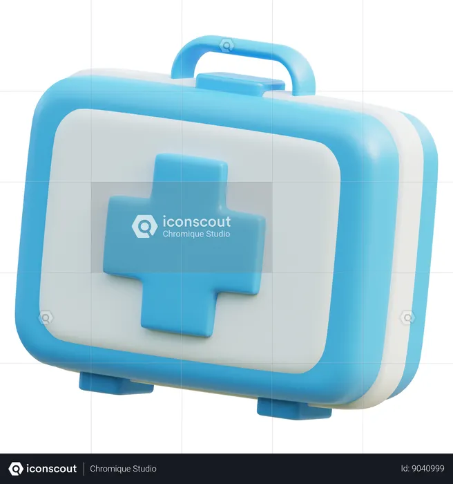 First Aid Kit  3D Icon