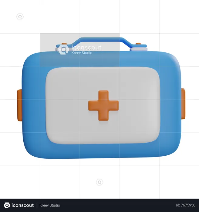 First Aid Kit  3D Icon