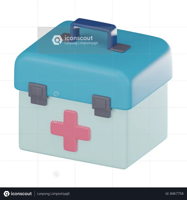 First Aid Kit  3D Icon