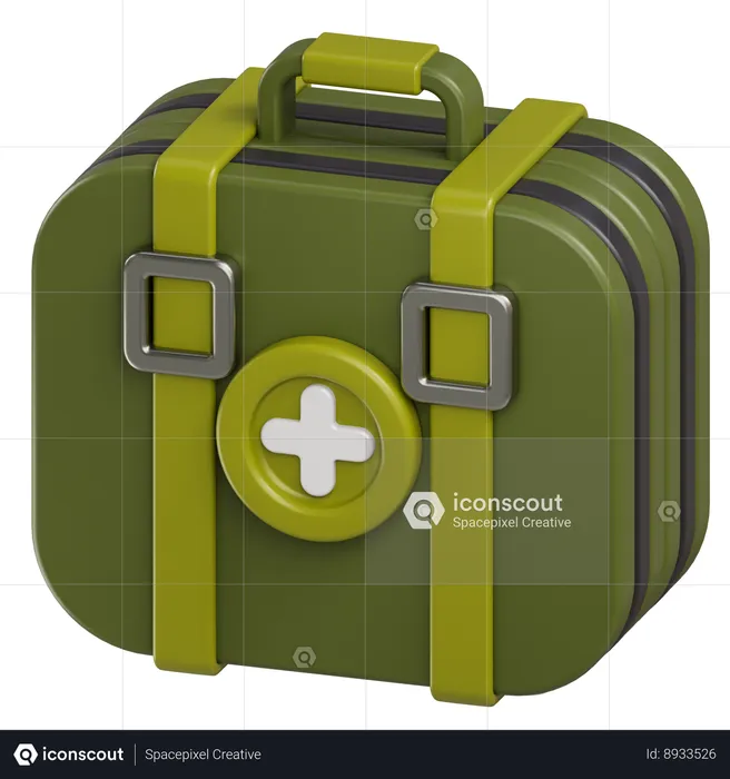 First Aid Kit  3D Icon