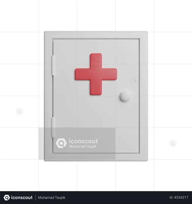 First Aid Kit  3D Illustration