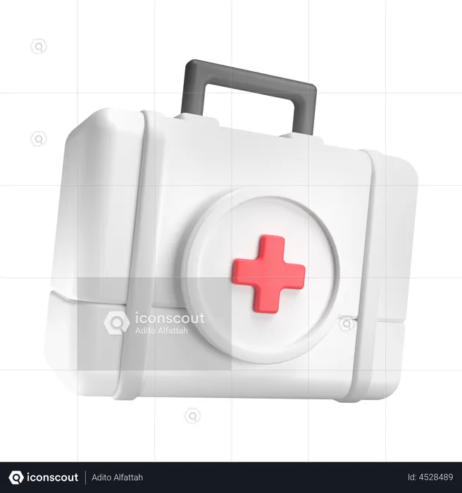 First Aid Kit  3D Illustration
