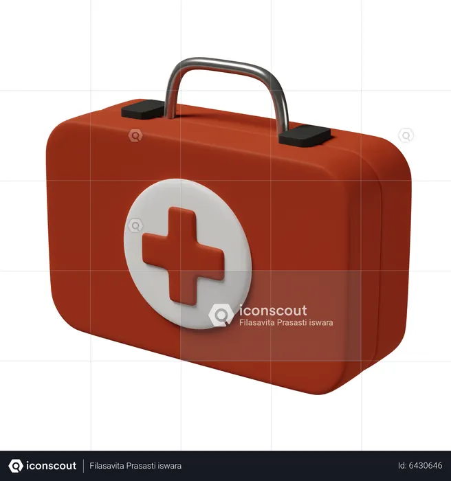 First Aid Kit 3D Icon Download In PNG, OBJ Or Blend Format