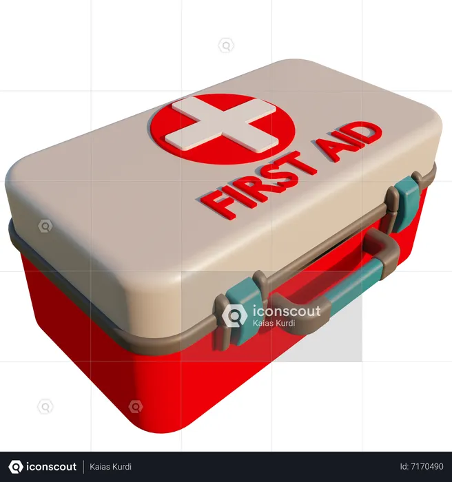 First Aid Kit 3d Icon Download In Png Obj Or Blend Format