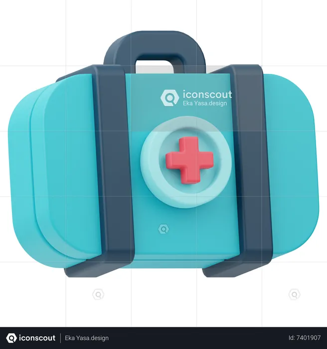 First Aid Kit  3D Icon