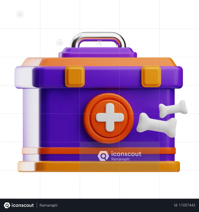 First Aid Kit Daycare  3D Icon