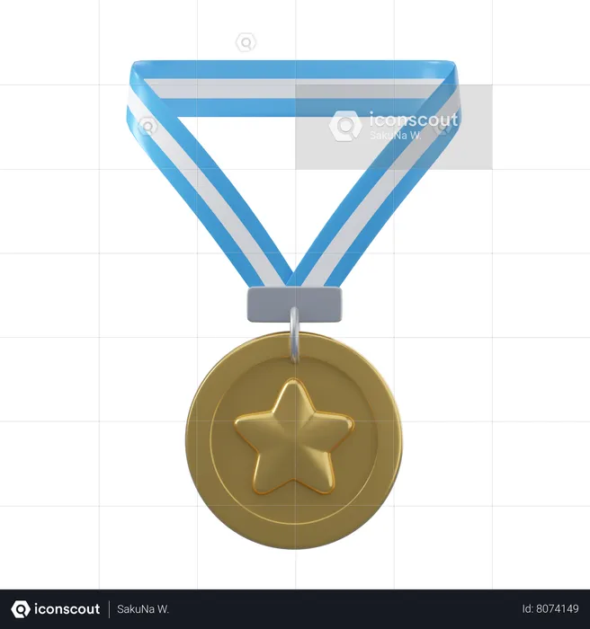 First Place Medal  3D Icon