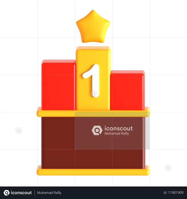 First Winner  3D Icon