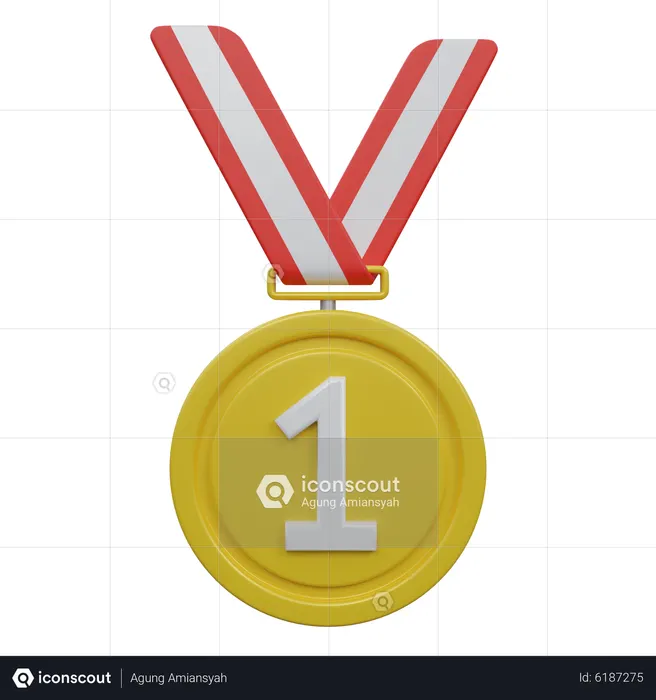 First Winner  3D Icon