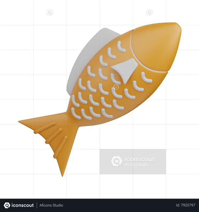 Fish  3D Icon