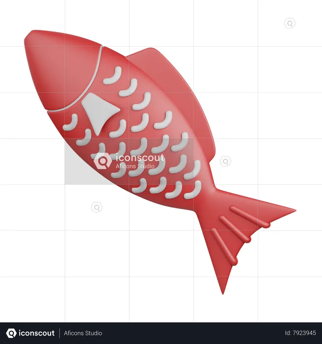 Fish  3D Icon