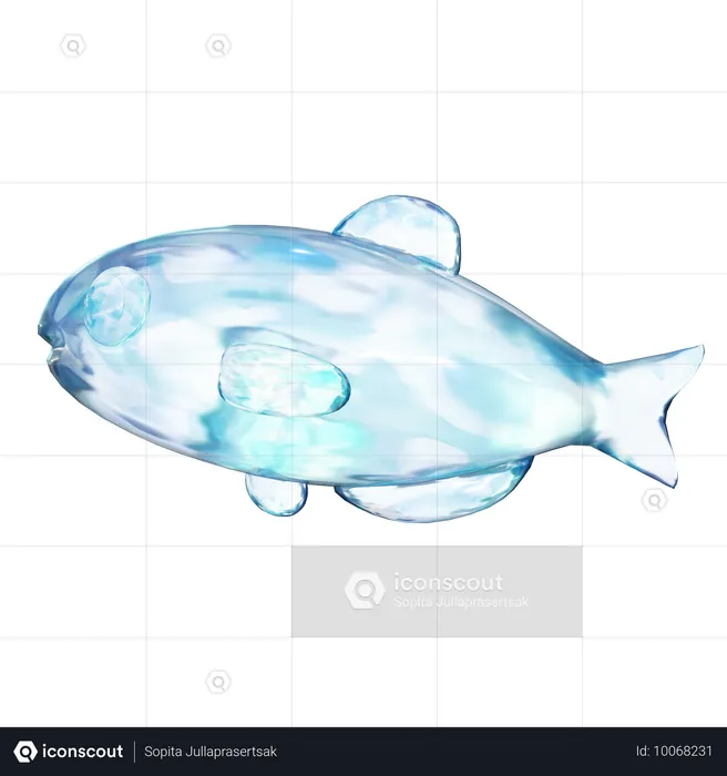 Fish  3D Icon