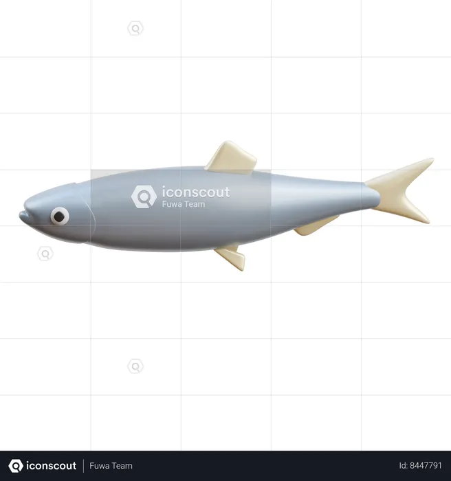 Fish  3D Icon