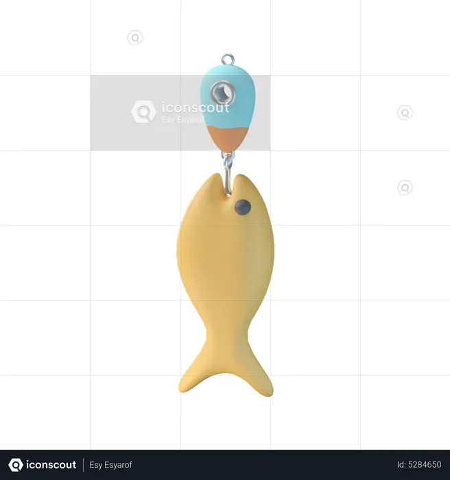 Fishing Baits  3D Icon
