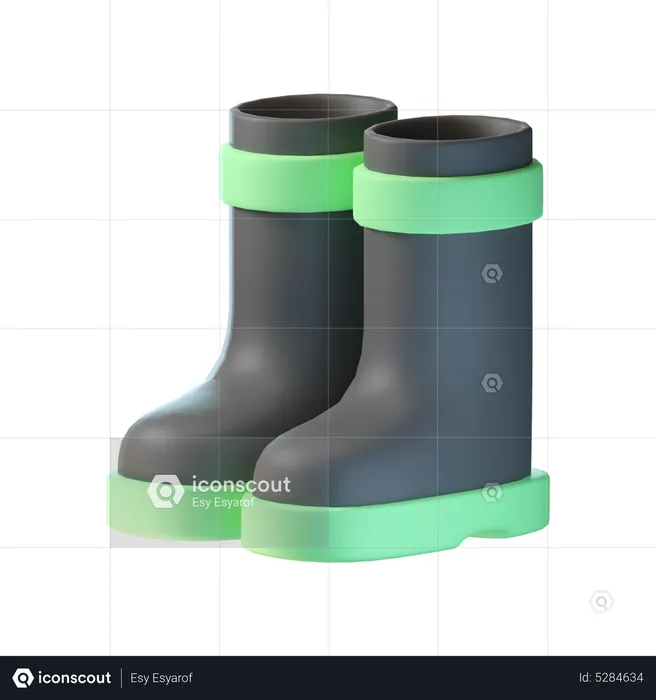 Fishing Boots  3D Icon