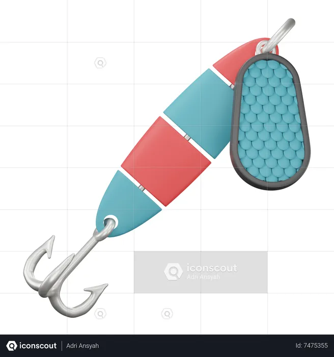 Fishing Hook  3D Icon