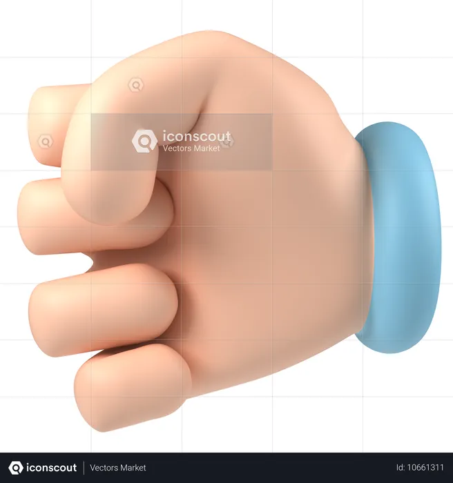 Fist  3D Icon