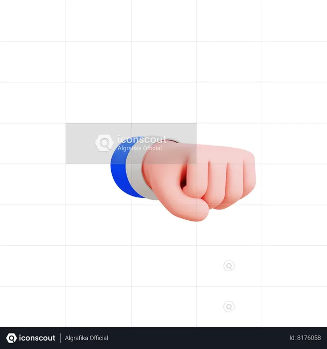 Fist  3D Icon