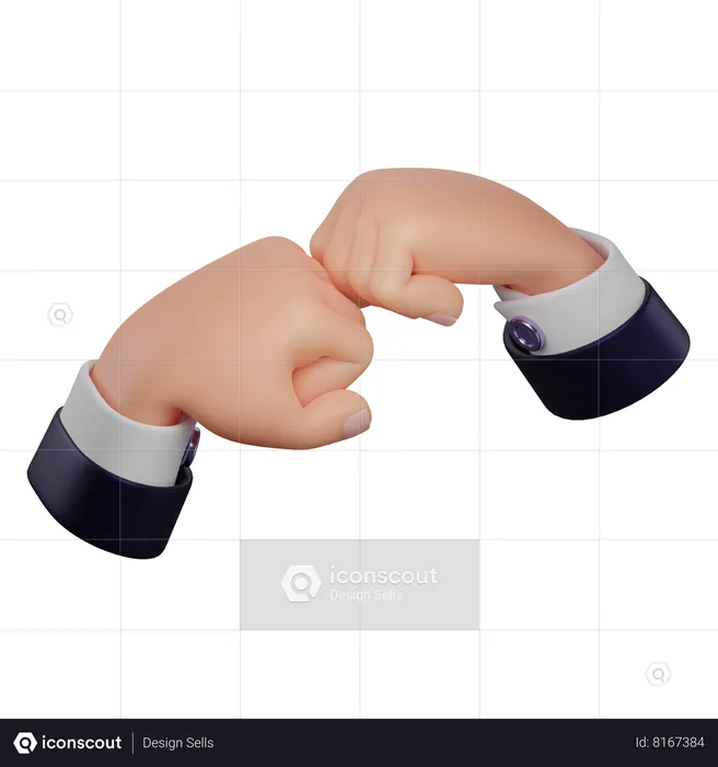 Fist Bump  3D Icon