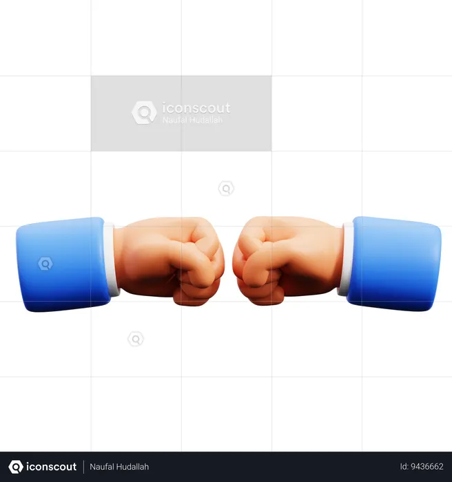 Fist Hand Gestures  3D Icon