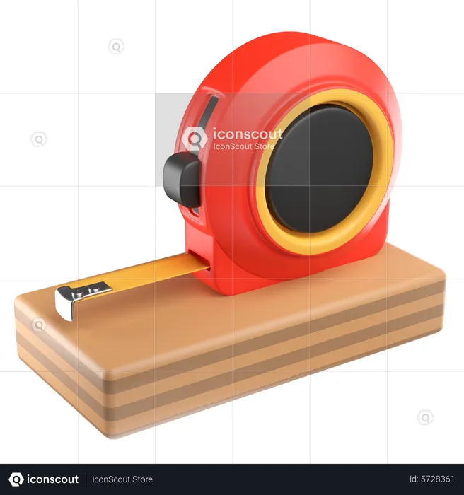 Fita métrica  3D Icon