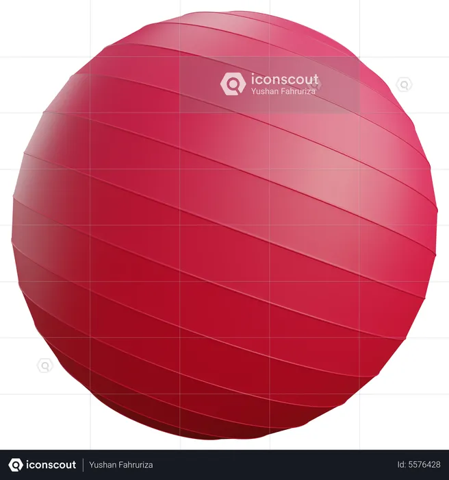 Fitball  3D Icon