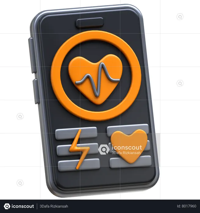 Fitness App  3D Icon