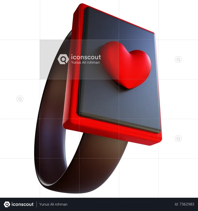 Fitness Band  3D Icon